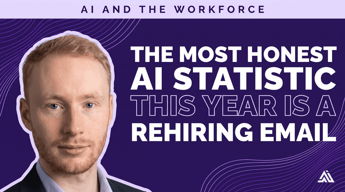 The most honest AI statistic this year is a rehiring email